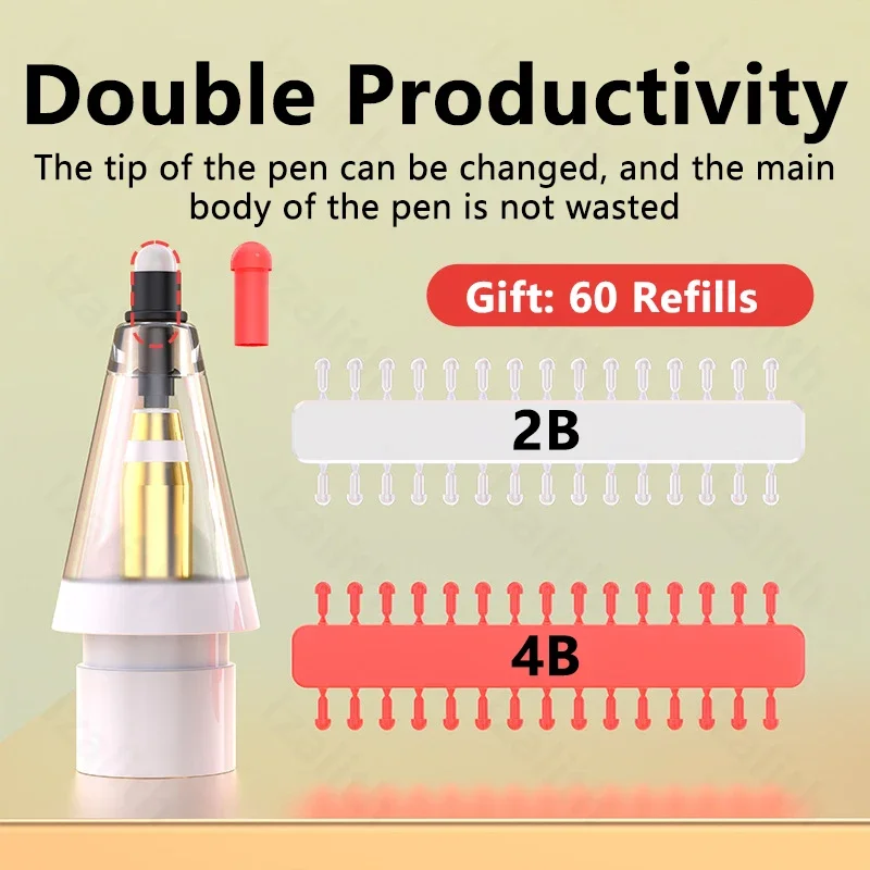 Puntas de lápiz de repuesto 2B - Tablet Pencil Accessories reseña y precio