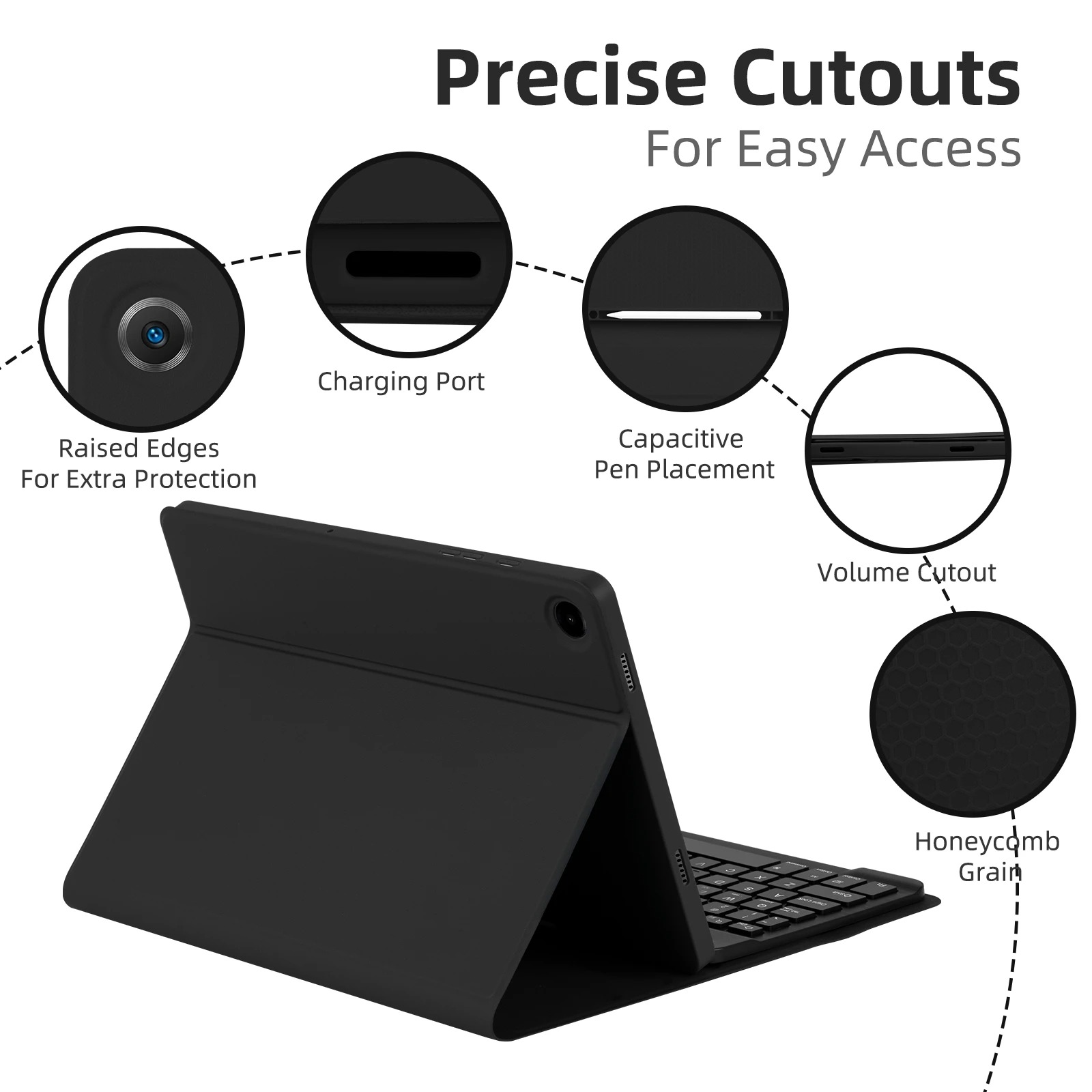 Funda con teclado para Samsung - Samsung Tablet Keyboard Accessories reseña y precio