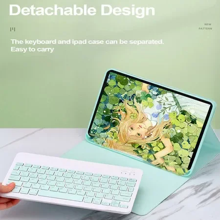 Funda con cubierta de teclado  - Samsung Tablet Keyboard Accessories reseña y precio