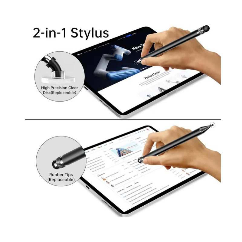 Lápiz óptico 2 en 1, punta de  - Tablet Pencil Accessories reseña y precio