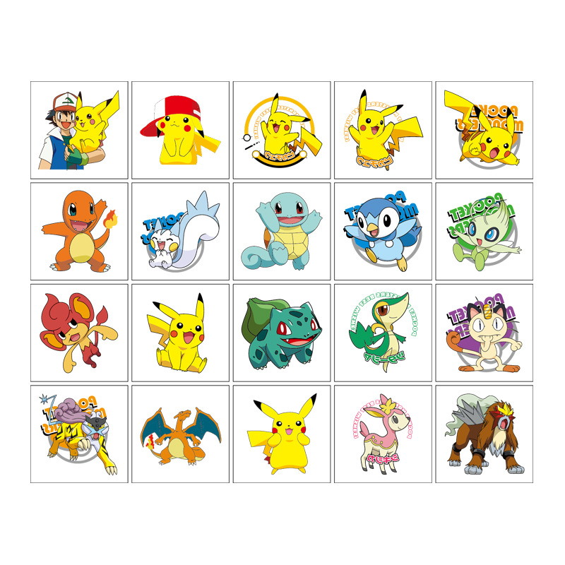 5*5 cm 20 piezas Pokemon Pikac - Tablet Cute Accessories reseña y precio
