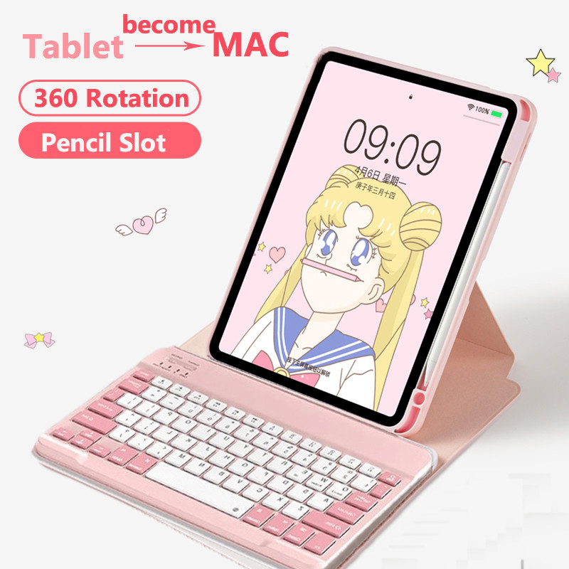 Funda con Teclado Giratorio pa - Samsung Tablet Keyboard Accessories reseña y precio