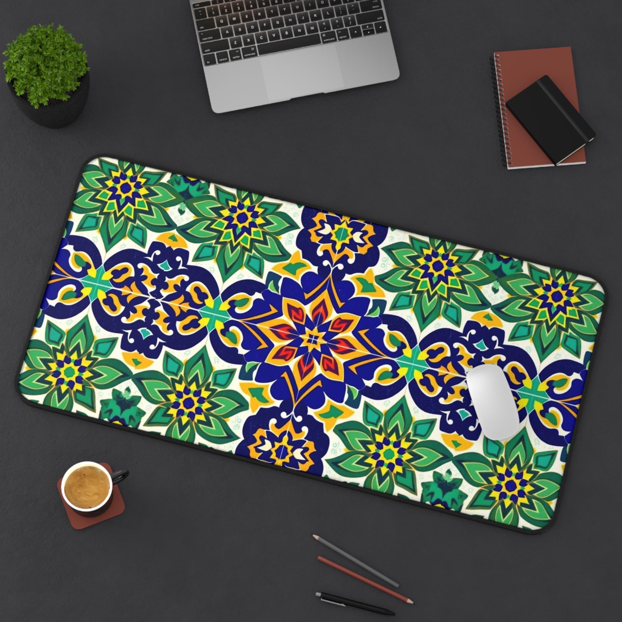 Tapete de mesa floral colorido - Office Table Accessories Unique reseña y precio