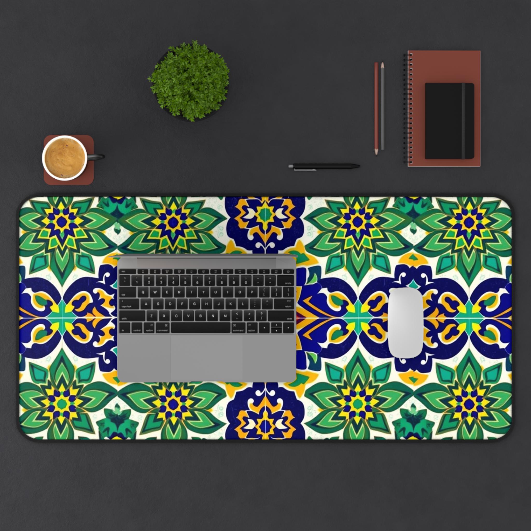 Tapete de mesa floral colorido - Office Table Accessories Unique reseña y precio