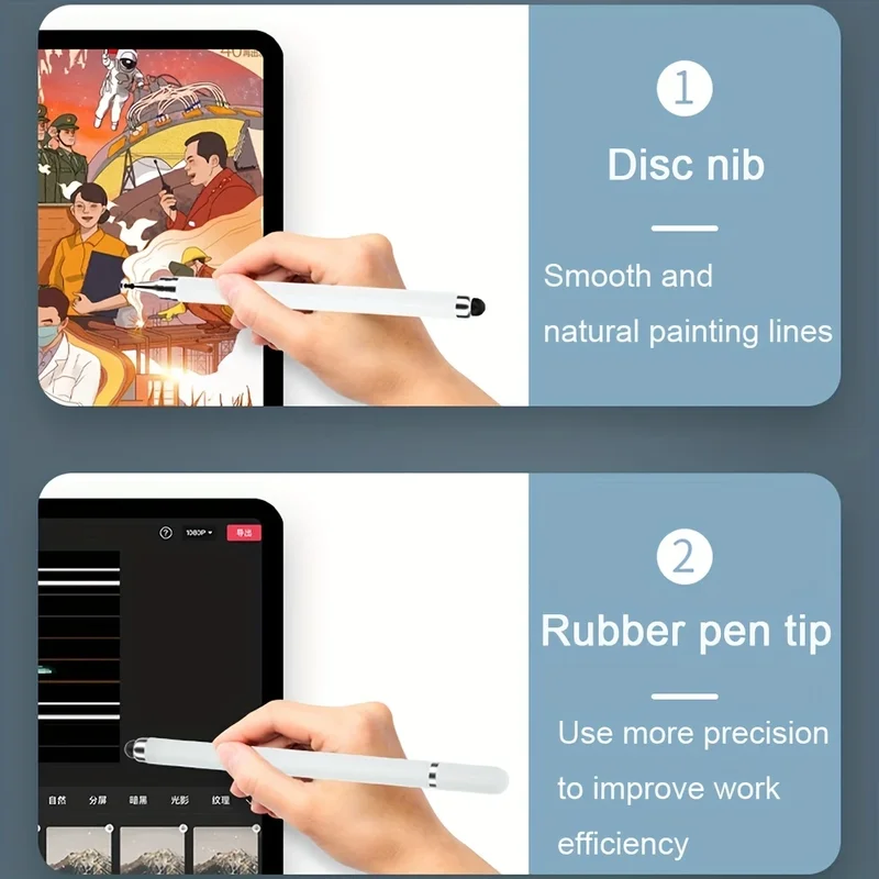 Lápiz óptico 2 en 1, tableta d - Tablet Pencil Accessories reseña y precio